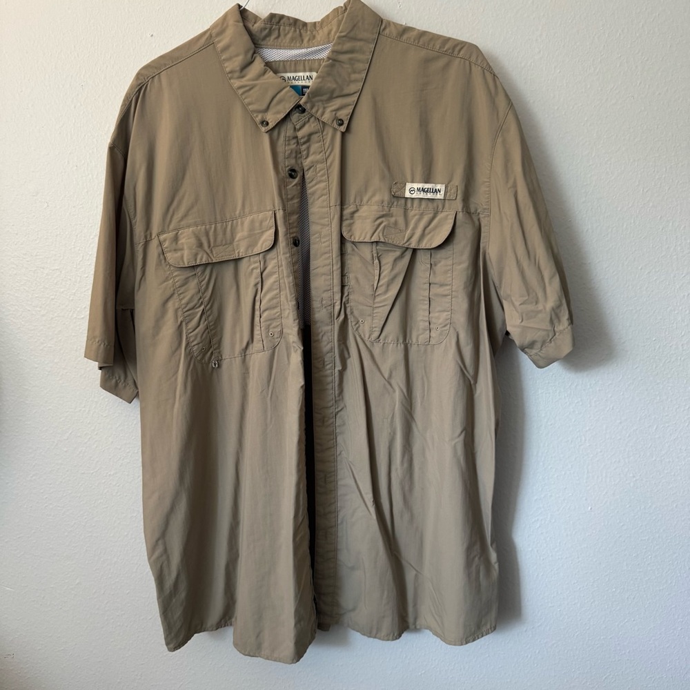 Magellan Outdoors 2XL Fishing Shirt - Moisture Wicking Relaxed Fit $20
